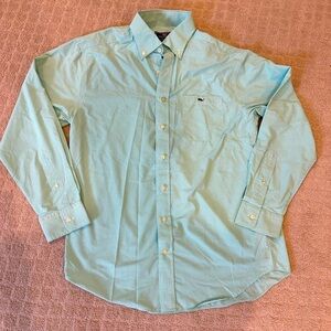 Vineyard Vines classic fit tucker performance green Men’s M